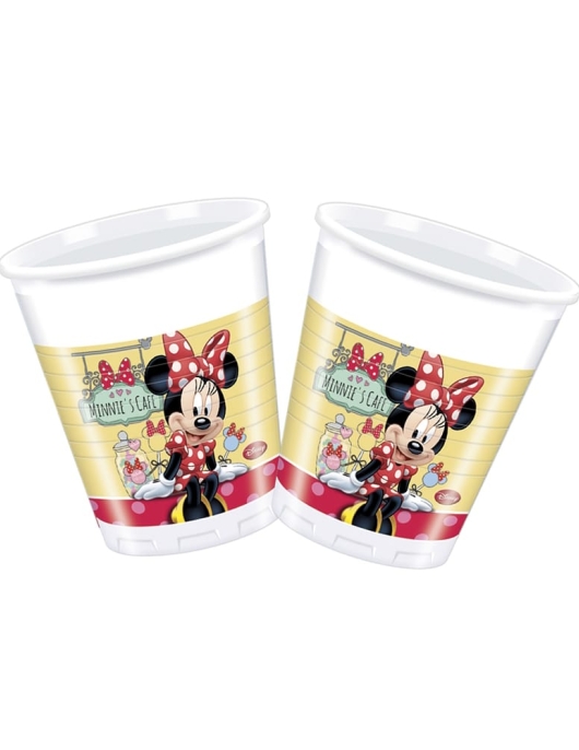 Minnie Mouse Cafe Plastic Cups 200ml
