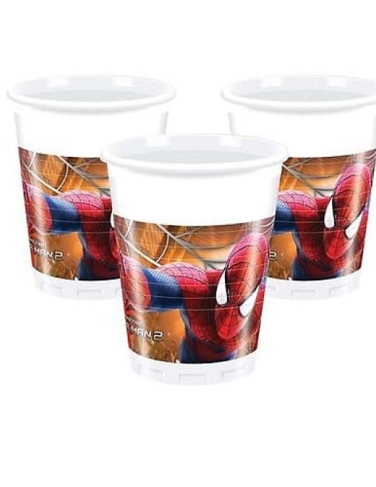 Spiderman Plastic Cups 200 ml
