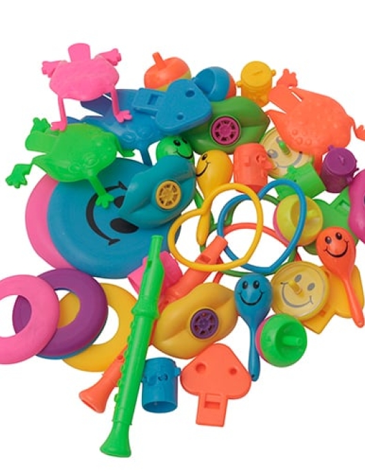 Happy Birthday Party Toys Set for Pinatas and Noise - 40 pcs