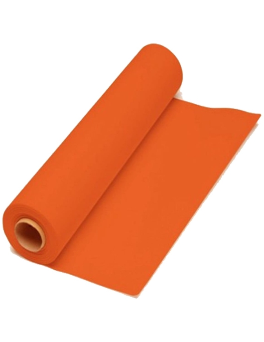 Orange Paper Roll Table Cover 7m x 1.2m