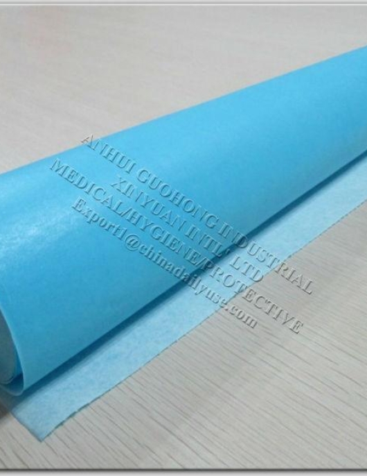 Blue Caribbean Paper Roll Table Cover 7m x 1.2m