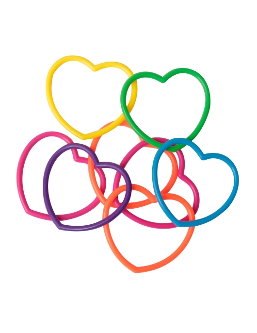 Heart Shape Kids Bangles - 8 pcs