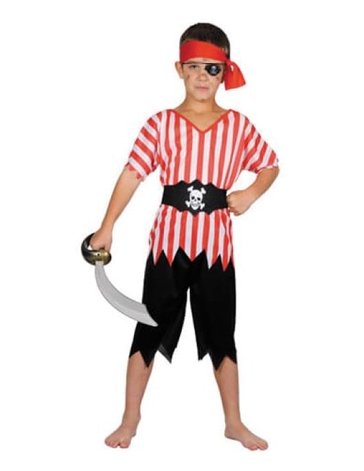 Pirate Boy Kids Costume Small 