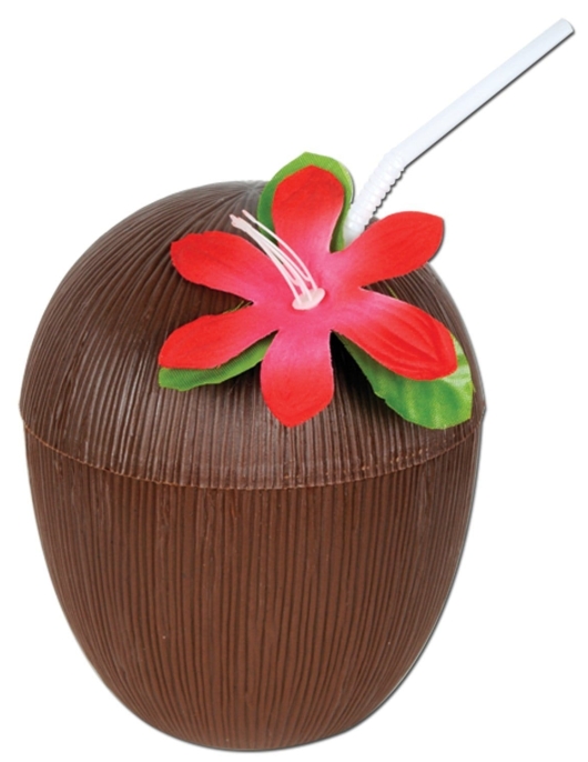 Brown Plastic Coconut Bowl 