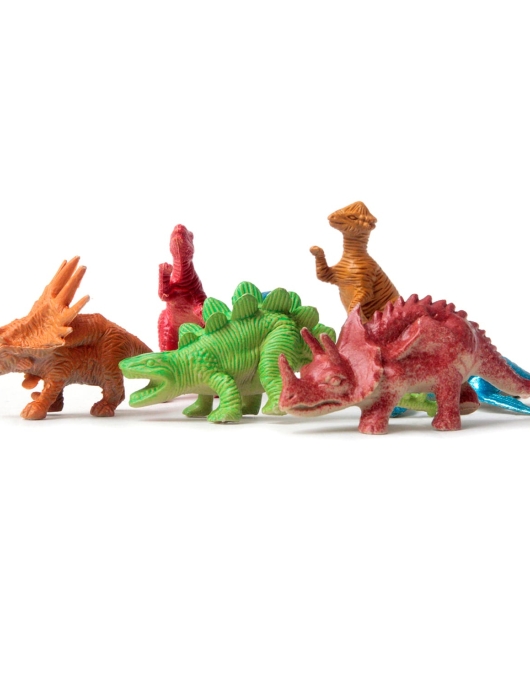 Multi Plastic Dinosaur 6pcs