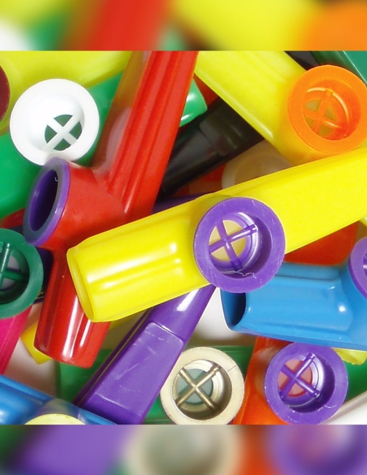 Plastic Toy Kazoo 4pcs