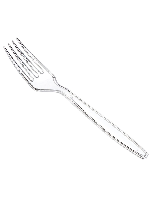 Clear Plastic Forks 19 cm