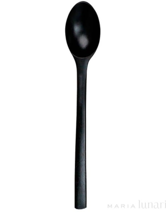 Black Plastic Spoons