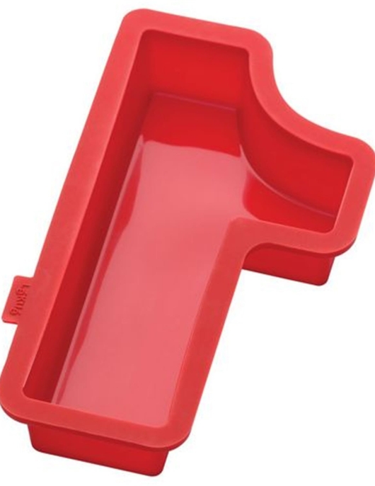 Silicone Cake Mould Number 1 - Red