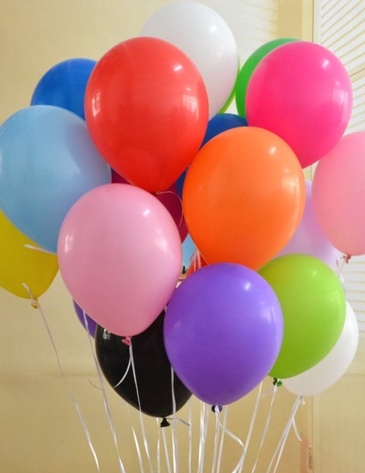Assorted Pastel Balloons 25cms