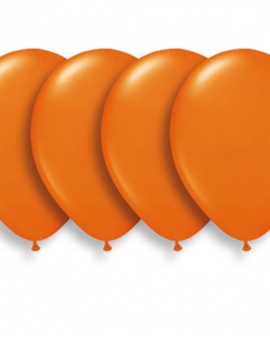Orange Naranja Pastel Balloons 25 cm