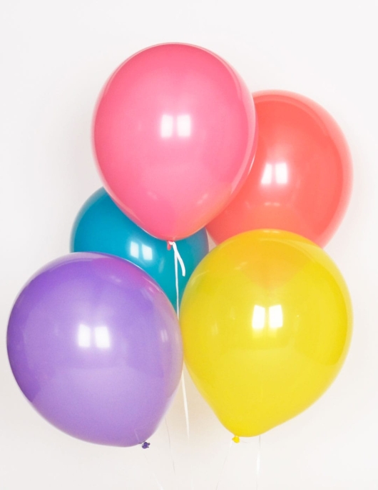 Assorted Metallic Balloons 30 cm
