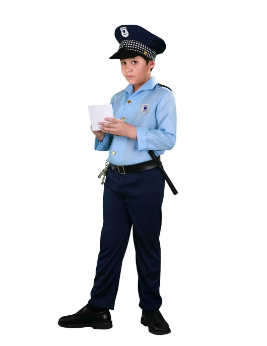 Policeman Kids Costume Large 