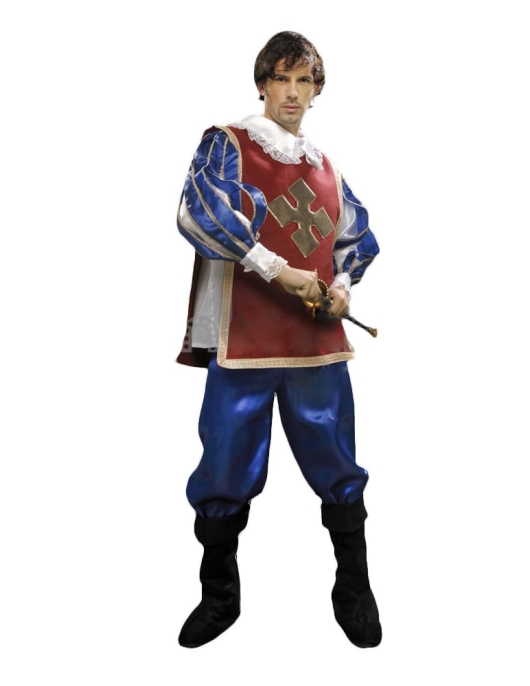 Musketeer Carnival Costume Adult Free Size