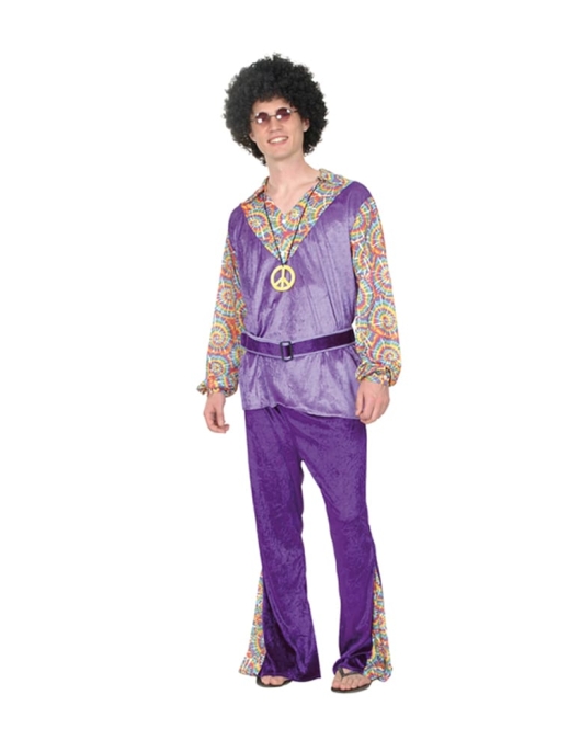 Hippie Costume Adult Free Size