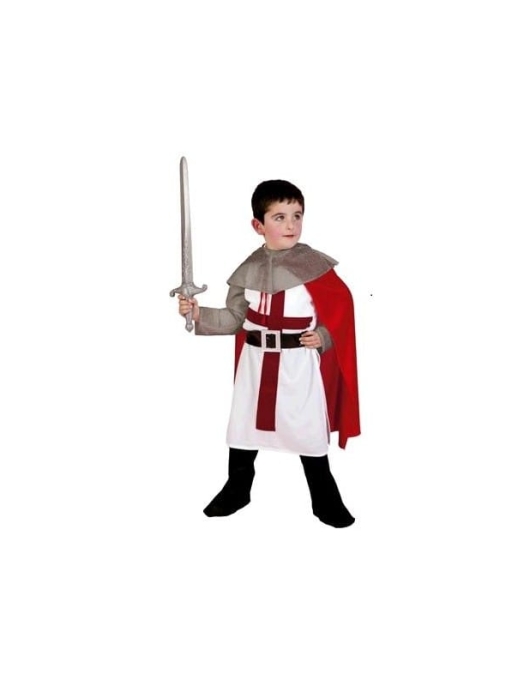 Medieval Knight Boy Kids Costume Medium 7-9 Years