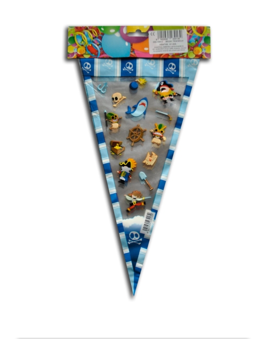 Pirate Triangle Cone Bags 10pcs