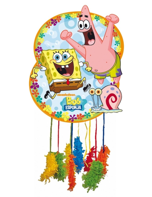 Sponge Bob Paper Pinata Giant 58 x 51cms