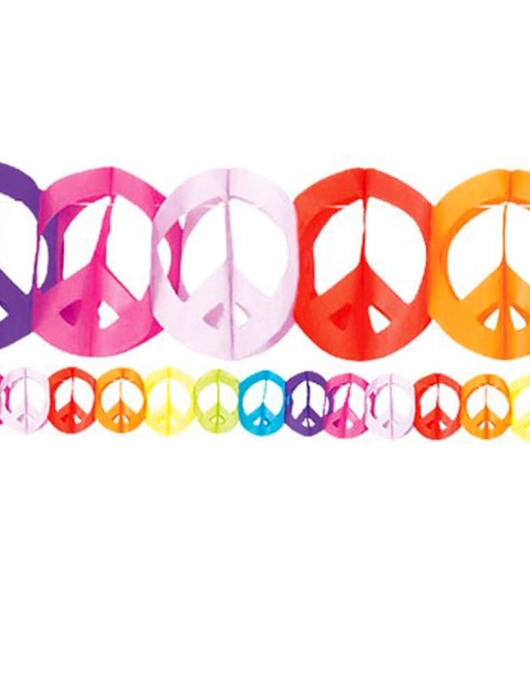 Peace Sign Garland - 4 meters