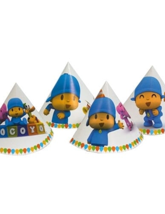 Pocoyo Paper Hats 4pcs