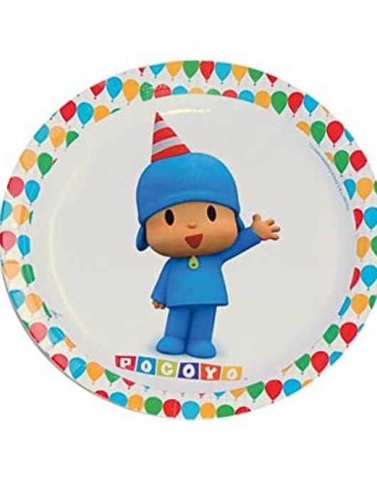 Pocoyo Round Paper Plate 17.8 cm