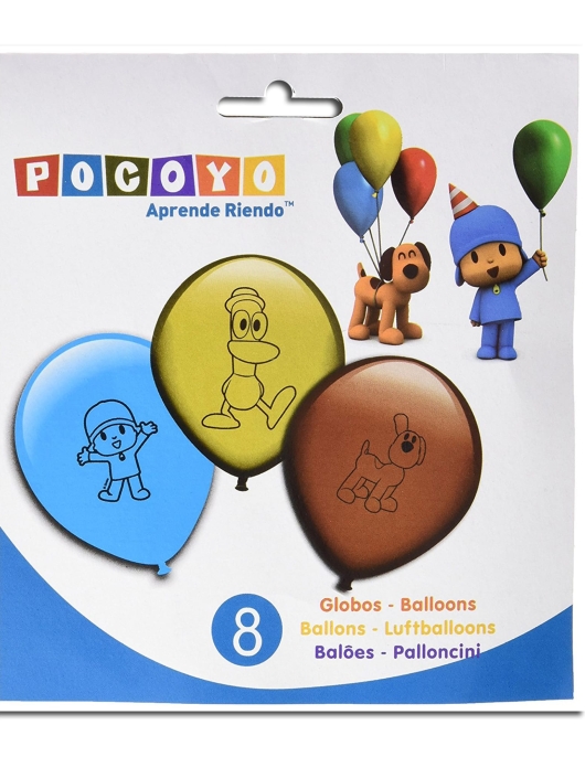 Assorted Pocoyo Large Balloons 30cms 10pcs