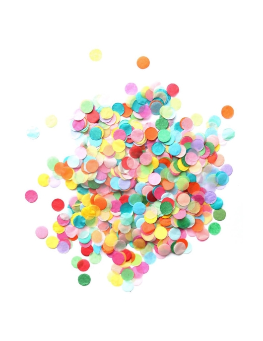 Paper Confetti Dots Multi Color