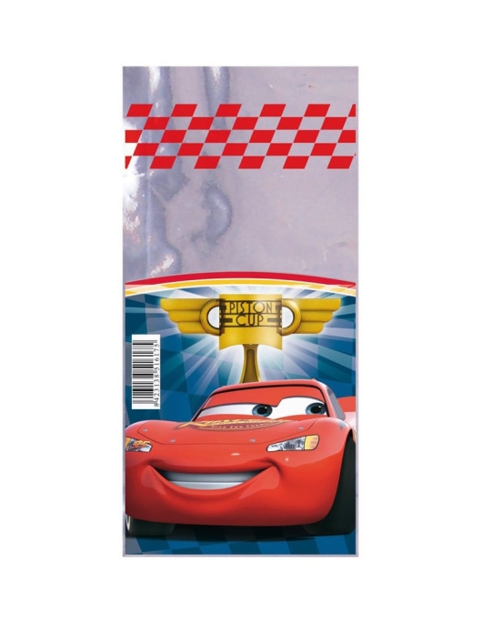 Cars Shiny Silver Party Bags 10pcs