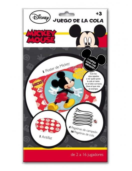 Mickey Mouse Pin the Tail Game 52 x 36cms