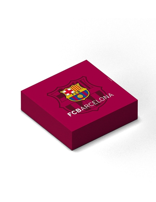 Football FC Barcelona Paper Napkins 33 x 33cms