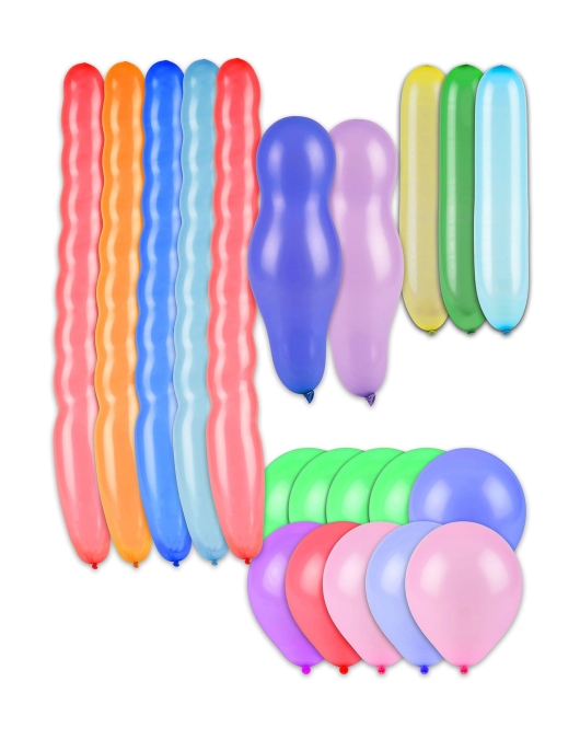 Assorted Shape and Colored Balloons 20pcs