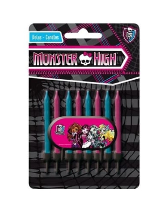 Monster High Original Pencil Cake Candles with Topper 6cms 