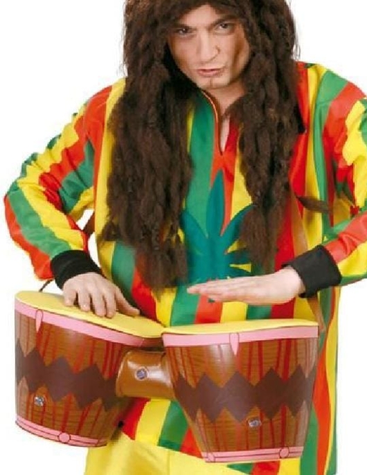 Pack of 2 - Inflatable Bongo Drums Set 27 cms