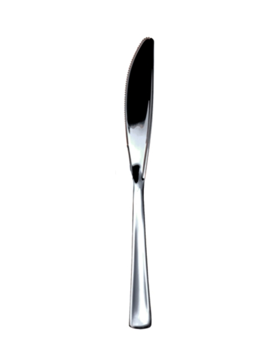 Silver Metallic Plastic Folks 