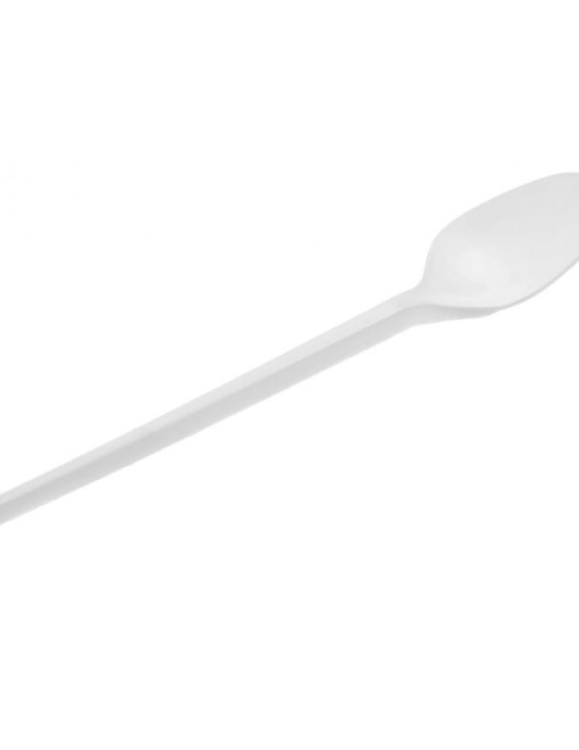 White Dinner Plastic Spoons - Value Pack