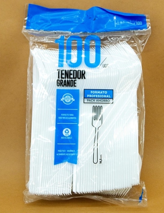 White Blanco Plastic Forks - Value Pack
