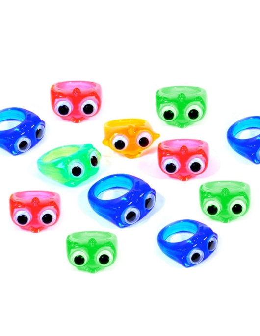 Eyes Ball Mini Rings 9 pcs