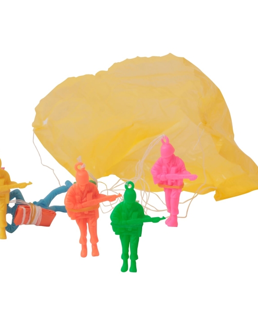 Mini Army Man with Parachute - 5 pcs