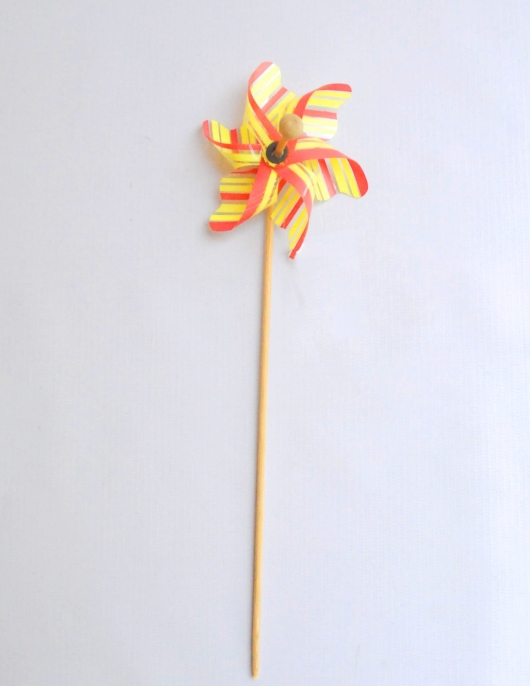 Plastic Flower Fan