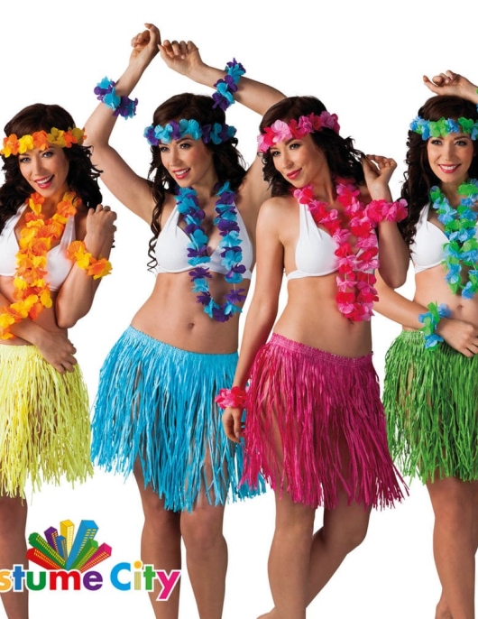 Pack of 1 - Women Aloha Hawaiian Beach Kit 40 cms