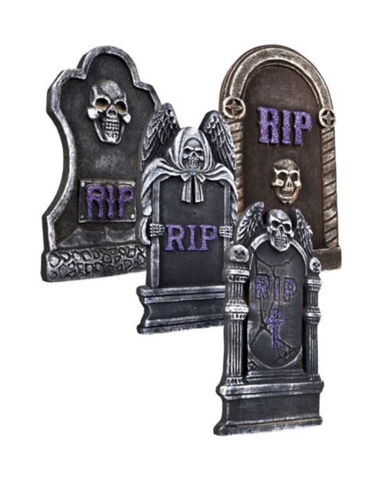 Thermopore Grave Stone R I P with Skull
