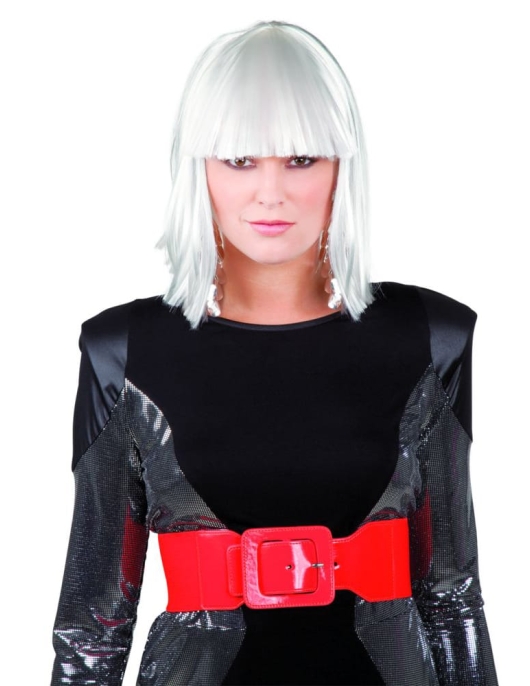 White Disco Queen Wig