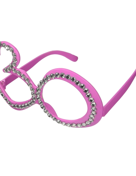Silver Stone Party Eye Wear Number 30 - Pink