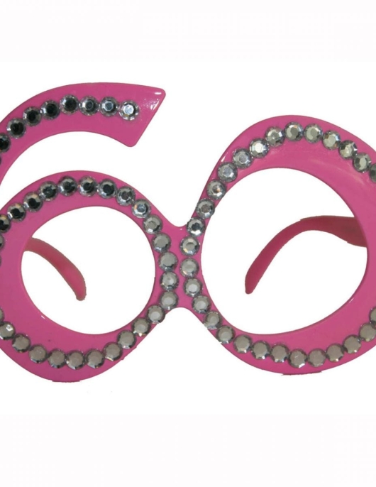 Silver Stone Party Eye Wear Number 60 - Pink