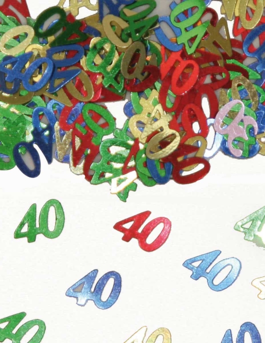 Confetti #40 Metallic Multi Color