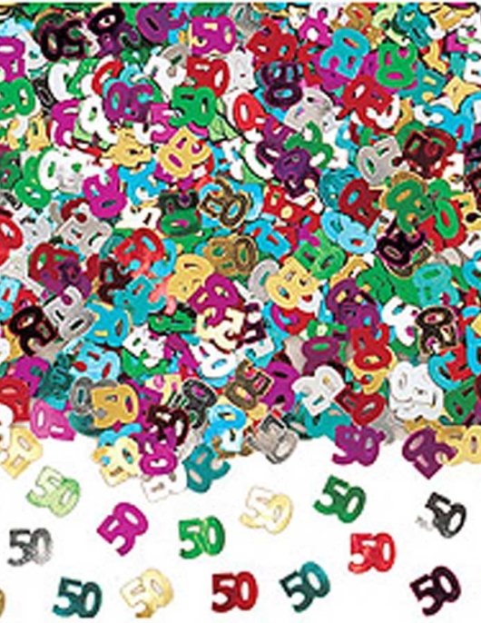 Confetti #50 Metallic Multi Color