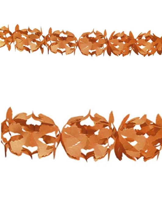 Orange Flower Garland - 6 meters