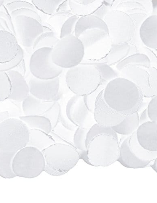 Paper Confetti Dots- White 1 Kg