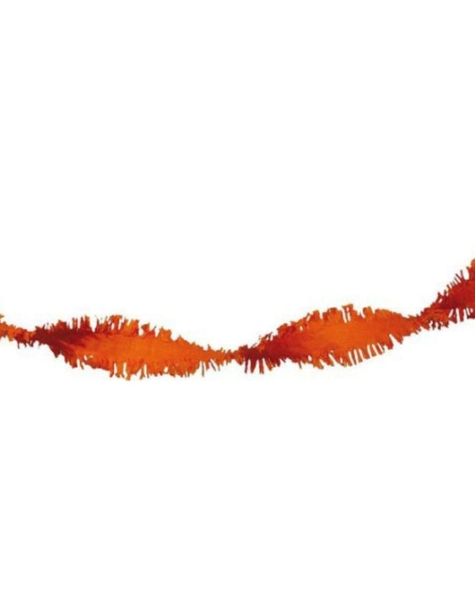 Orange Swirl Garland - 6meters