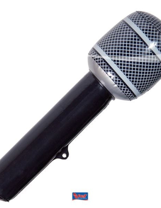Pack of 1 - Inflatable Microphone Prop 30 cms